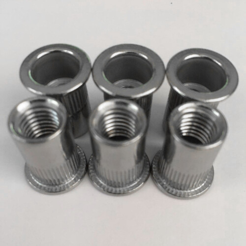 30Pcs M8 Rivet Nuts Stainless Steel Threaded Rivet Insert Nuts M8-1.25mm 2