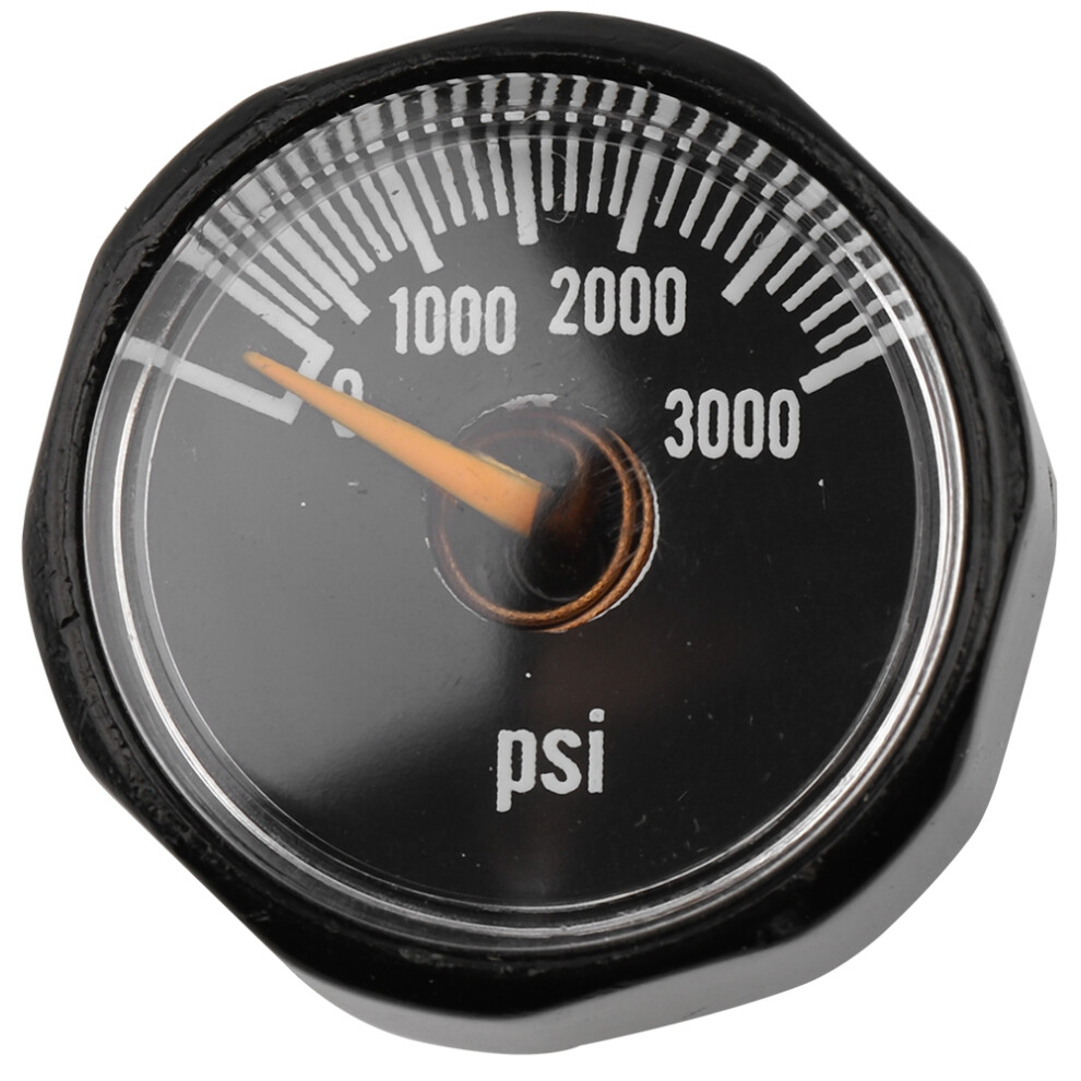 1/8Npt Mini Pressure Gauge 25Mm Black 3000 Psi 3021393784695
