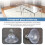 10 Pcs Rubber Strong Suction Cup Replacements for Glass Table Tops with M6 Screw 4
