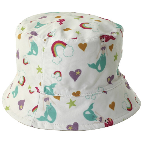 (White, 1-2yrs) SSP Hats Mermaid Sun Hat