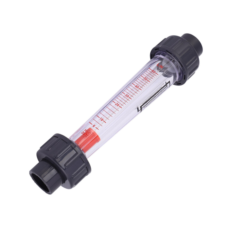 Flowmeter Plastic Tube Lzb-15(D) 6-60L/H Accurate Liquid Flow Rate Gauge 9341393785077