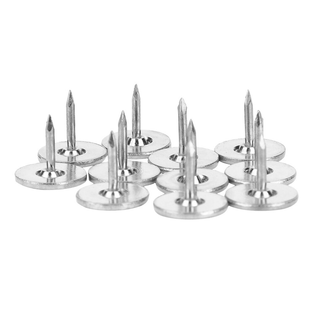 Drawing Pin 100Pcs Antique Silver Flat Head Upholstery Tacks 14 X 20Mm 7901393785259