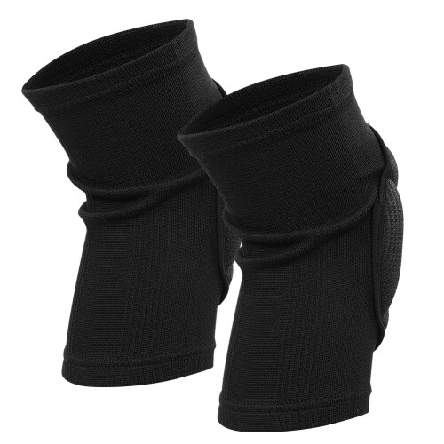Thick Sponge Knee Pads - Size M Black 137-152g