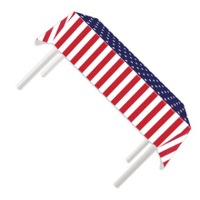 274 cm driekleurige patriottische tafelkleed voor buiten,-6