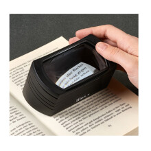 libri_x LED-Standlupe mit 2-facher Vergrößerung und 4 LEDs
