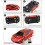 2.4G 1200DPI Wireless Mouse Red/Blue for Notebook 10