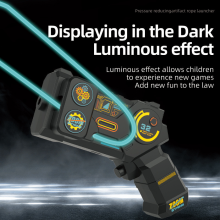 Rechargeable Glow-in-the-Dark Rope Launcher - Electric String Propeller, Stress Relief Toy for Kids & Adults