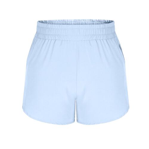 Women's High Elasticity Comfortable Running Shorts With-Blue S 2