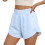 Women's High Elasticity Comfortable Running Shorts With-Blue S 4