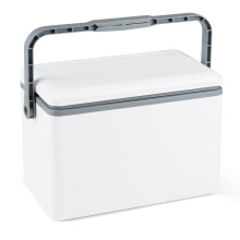 Tragbare 12-Liter-Hartschalen-Kühlbox mit ergonomischem Griff
