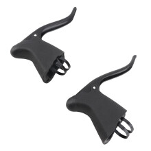 Aluminium Alloy Bike Brake Levers Pair Black