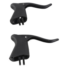 Black Bike Brake Levers Set Aluminium Alloy