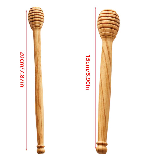 Artistic Wood Honeys Tool With Enhancing Scooping Ability-10 1