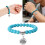 Stylish Elastic Buddhist Beads Bracelet Beaded Stretch-5 3