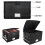 2000 Fireproof Document Storage Box With Lock For-silver gray 6