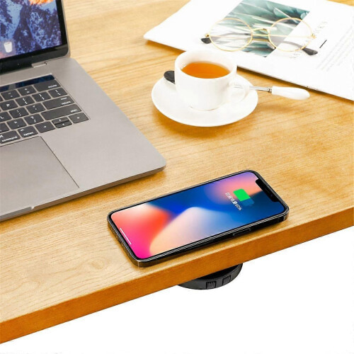 Αόρατος ασύρματος φορτιστής 15W, γρήγορος φορτιστής διαχωρισμού αέρα 20MM, εύκολ 2