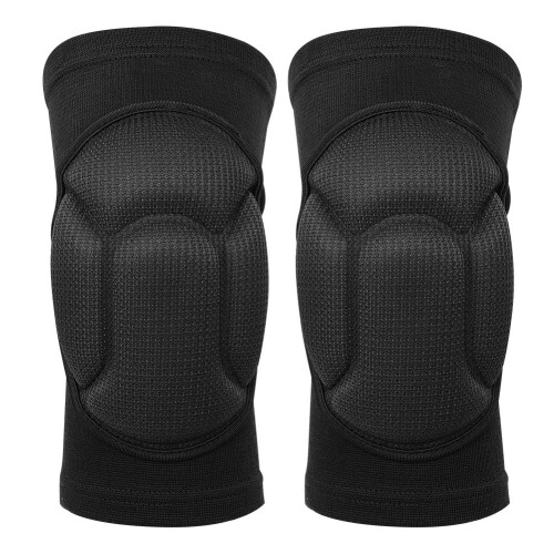 Thick Sponge Knee Pads - Size M Black 137-152g 1
