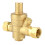 Brass DN15 1/2 Adjustable Regulator PN1.6 5