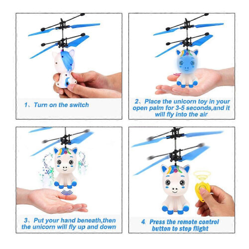 Flugspielzeug mit LED-Licht, handgesteuerter Hubschrauber 2