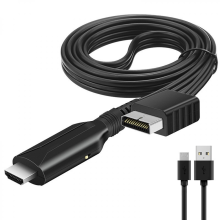Verbeterde SCART naar HDTV-adapter (3 stuks) - 1 meter lange kabel met ingebouwde HDTV-converter