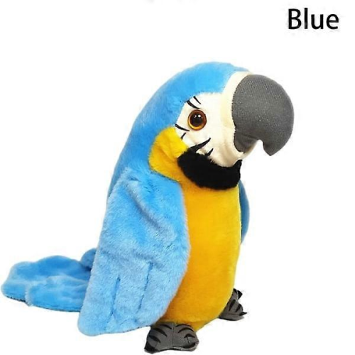 Sprechender Papagei, sprechender Vogel, blau