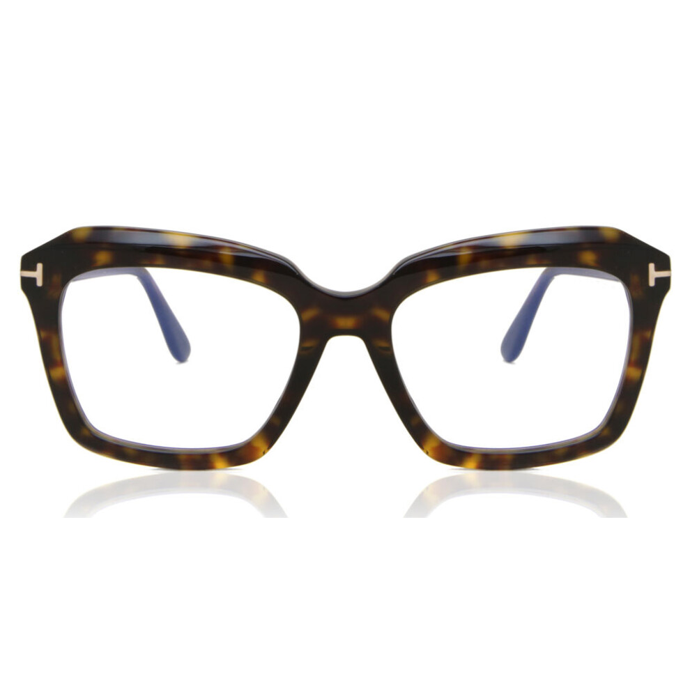 Tom Ford Blue/Light Ft5847-B 052 - Block Women New Eyeglasses