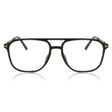Tom Ford FT5665-B 001 Blue-Light Block Men New Eyeglasses