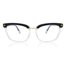 Tom Ford FT5550-B 005 Blue-Light Block Women New Eyeglasses