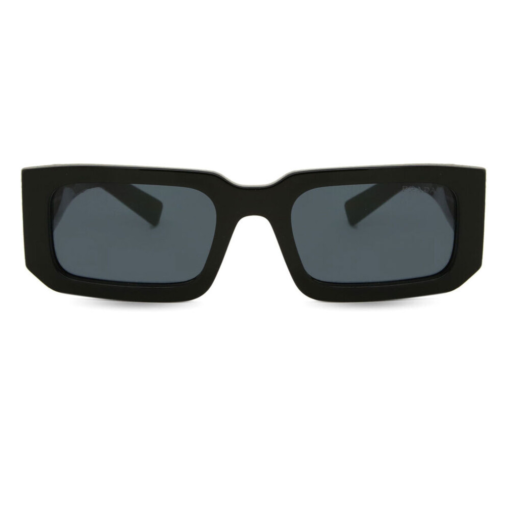 Prada Men's Grey Man Pr 06Ys 16K2k1 Sunglasses Acetate Black Squared Normal - Image 3