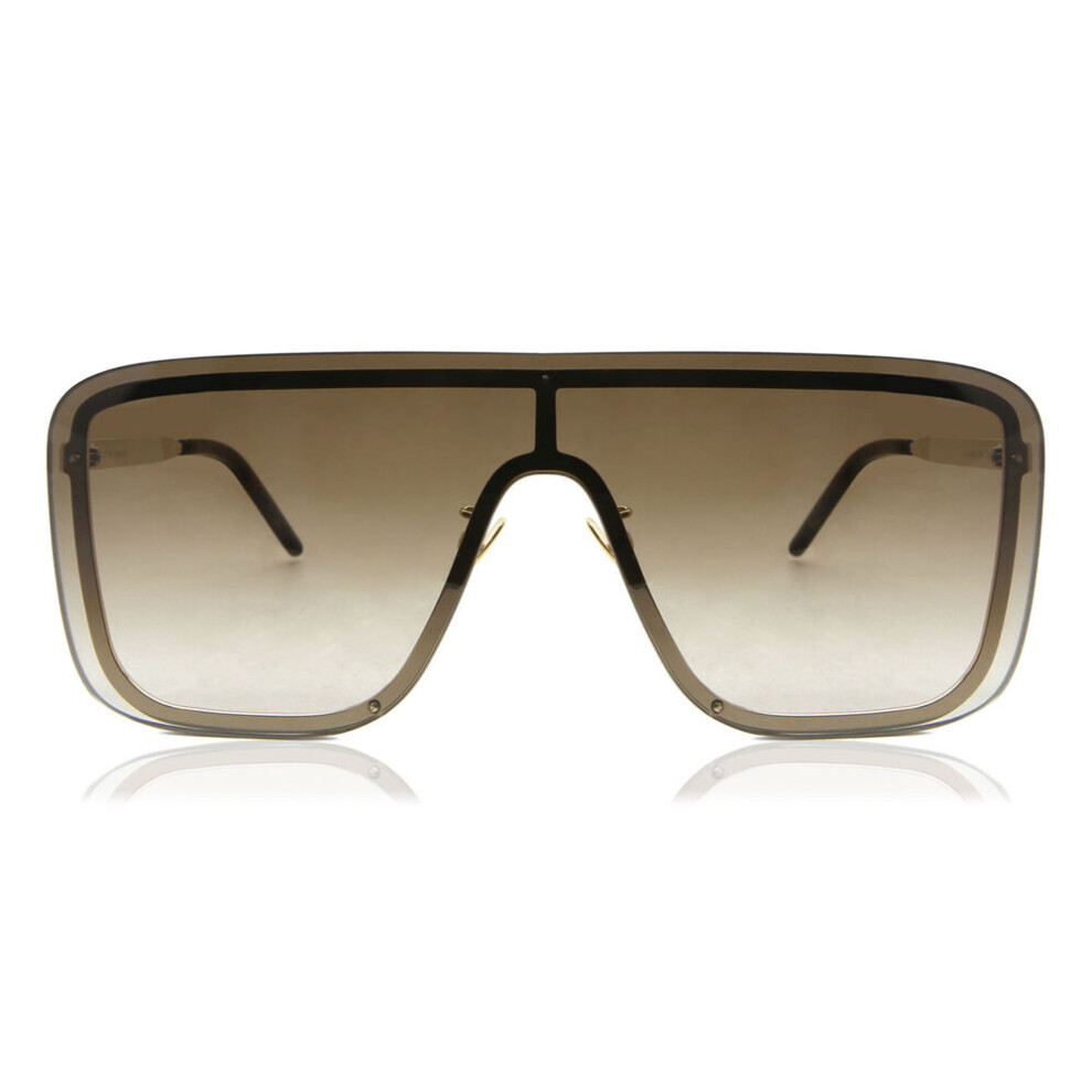 Saint Laurent Gold Sl 364 Mask 006 Unisex New Sunglasses
