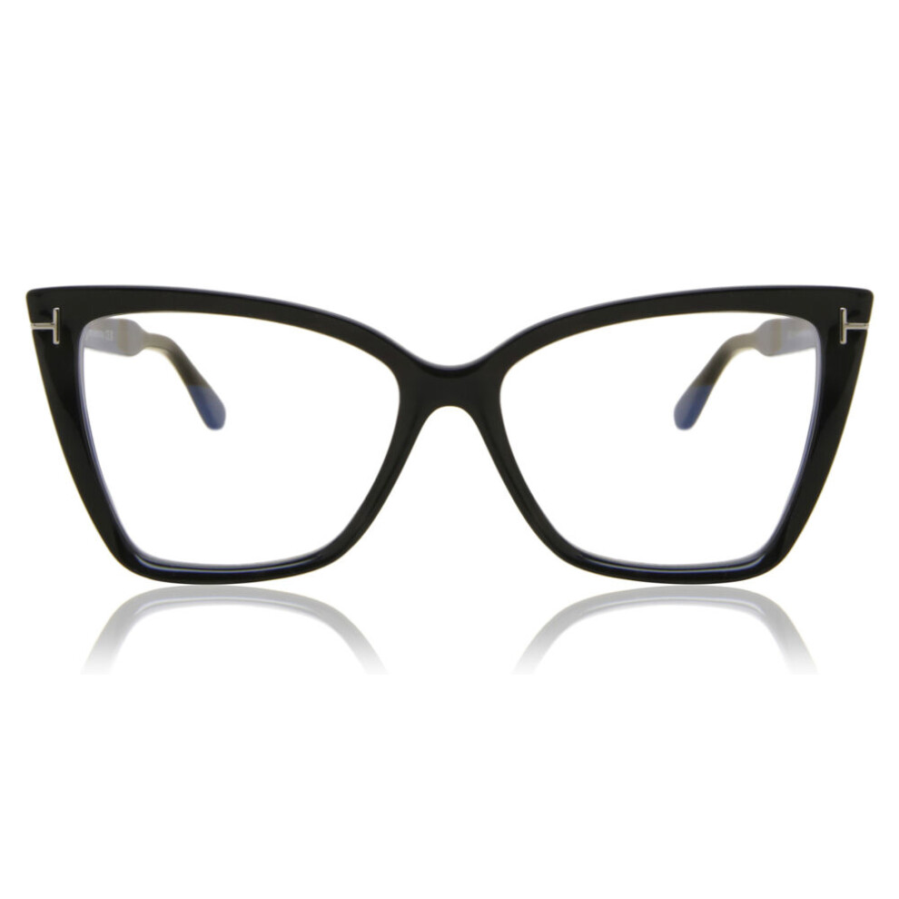 Tom Ford Ft5844-B 001 Blue-Light Block Women New Eyeglasses