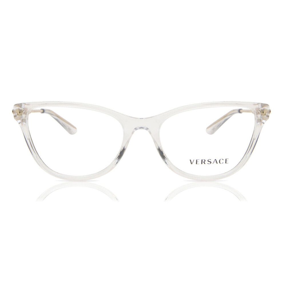 Versace Women's Woman Ve3309 148 Optical Frames Acetate Transparent Cat Eye Normal - Image 3