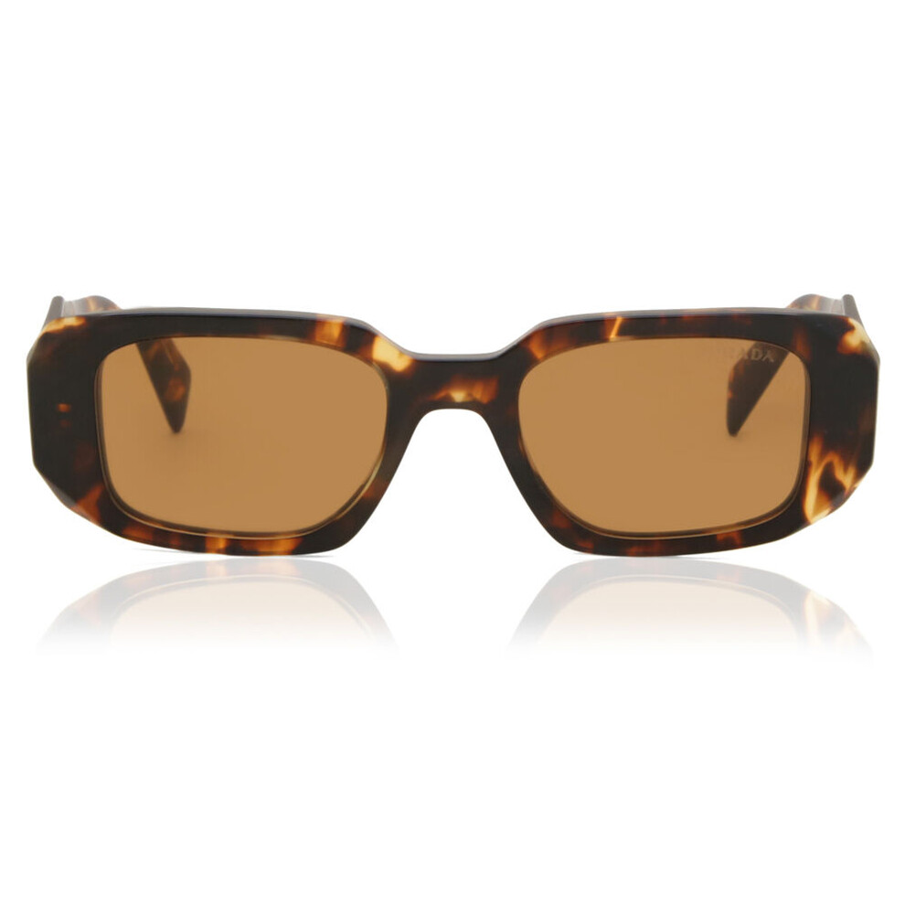 Prada Woman Sunglass PR 17WS - Frame color: Honey Tortoise, Lens color: Dark Brown - Image 4