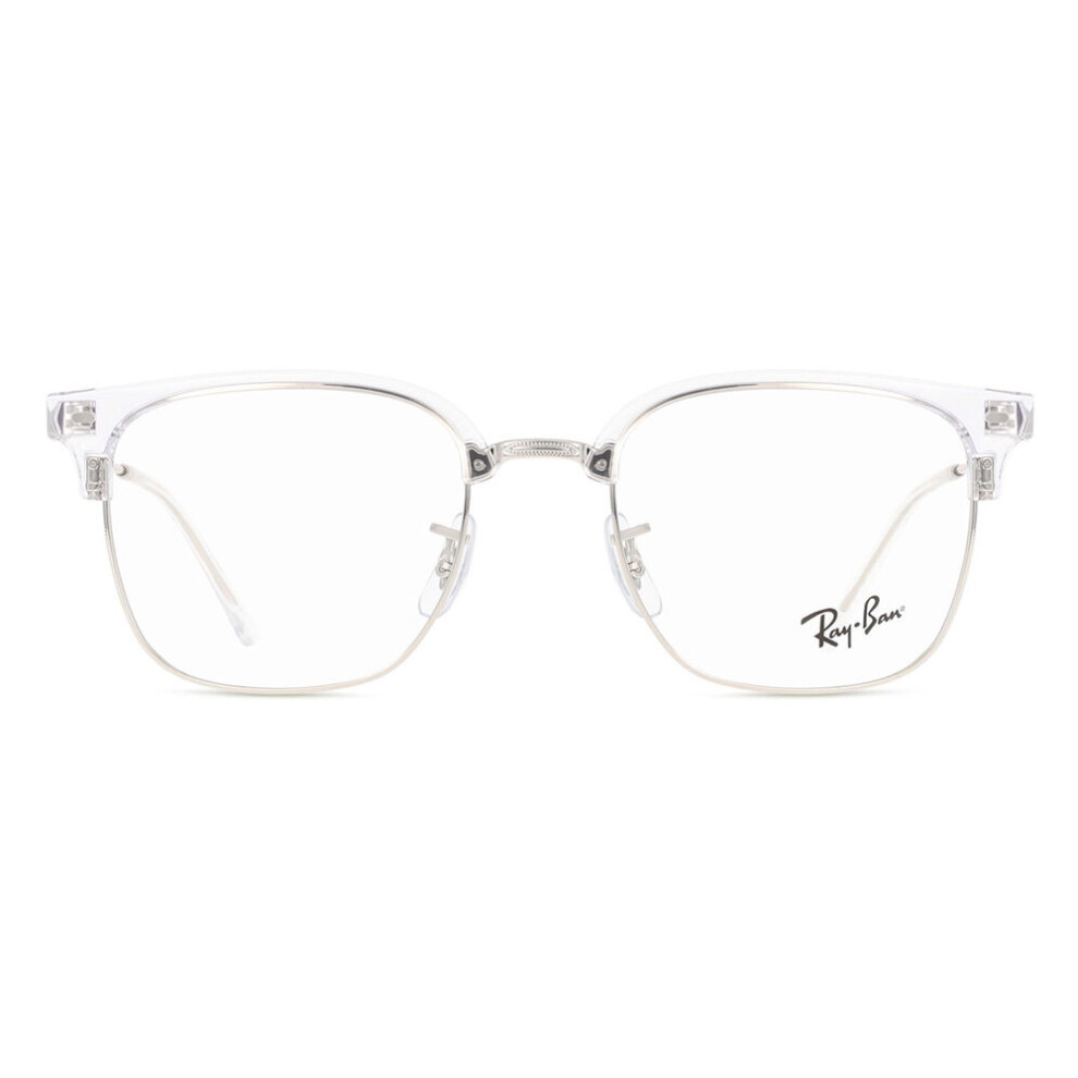 Ray - Ban Unisex Rx7216 New Clubmaster 2001 Optical Frames Acetate Transparent Transparent Squared Normal - Image 3