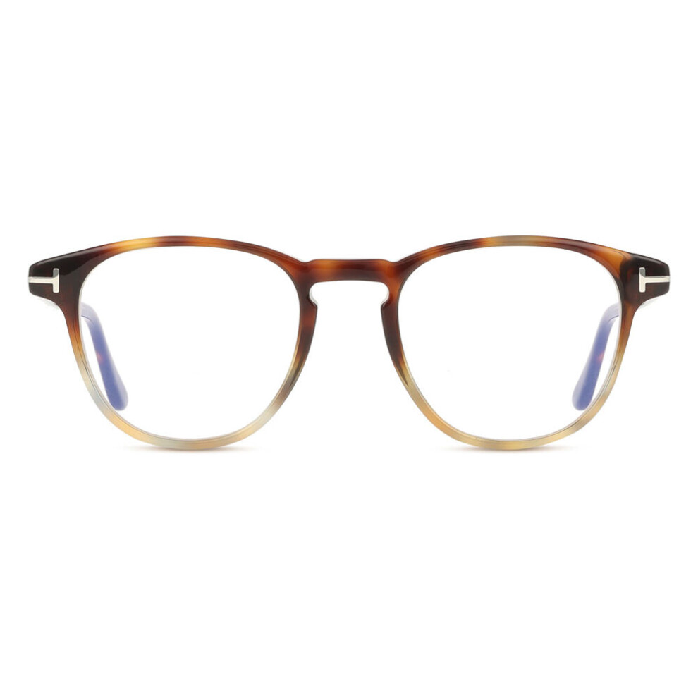 Tom Ford Ft5899-B 055 - Block Men New Eyeglasses Blue/Light