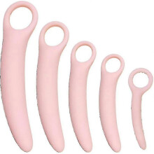 Paquete de 5 dilatadores y masajeadores musculares de silicona para el suelo pélvico para mujeres. Entrenador muscular del suelo pélvico,