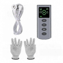 Nuevos guantes de masaje TENS EMS por pulsos, instrumento portátil de masaje de belleza para fisioterapia y palmas.