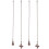 4Pcs Ceiling Fan Pull Chain Set,Bulb and Fan Pattern Pull Chain Extension Fan Pull Chain Pendant 12 Inch (Red Bronze) 2