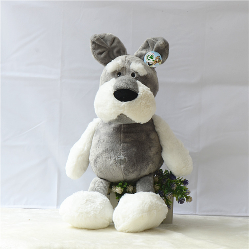 Χαριτωμένο λούτρινο παιχνίδι Schnauzer 35cm - Αξιολάτρευτη λούτρινη κούκλα με ζώα