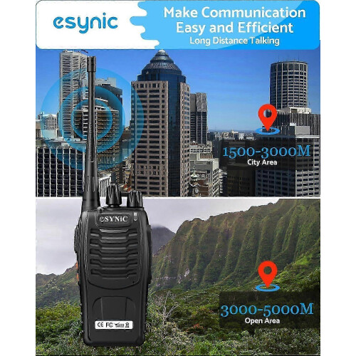 Επαγγελματικά Walkie Talkie για ενήλικες, 3 τεμάχια, μεγάλης εμβέλειας, 5 χλμ./3 μίλια 2