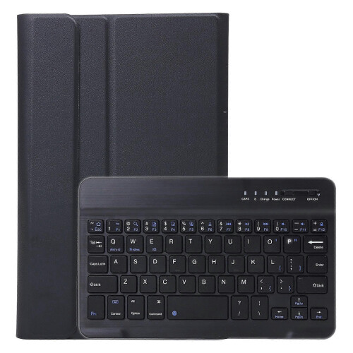 Δερμάτινη θήκη tablet με διαιρούμενο πληκτρολόγιο Bluetooth, συμβατή με Samsung Tab A7 Li