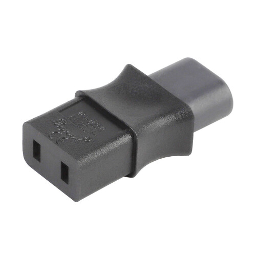 τεμάχια 2 ακίδων αρσενικό Iec 320 C8 σε θηλυκό Iec 320 C9 προσαρμογέας εναλλασσόμενου 1