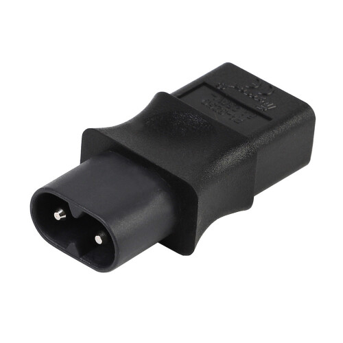 τεμάχια 2 ακίδων αρσενικό Iec 320 C8 σε θηλυκό Iec 320 C9 προσαρμογέας εναλλασσόμενου 2