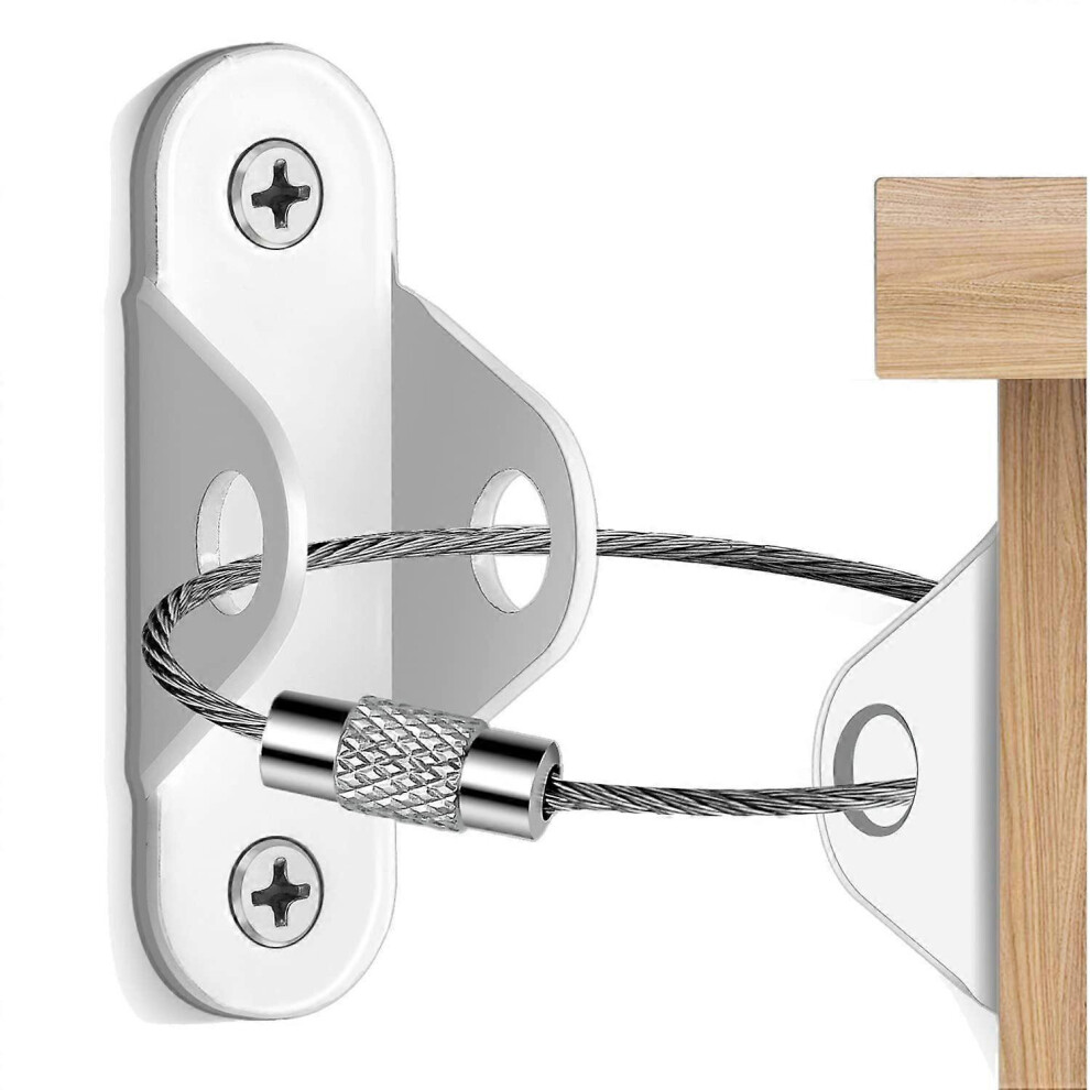 5Pcs Furniture Anchors, Anti Tip Furniture Anchors for Baby Proofing, Furniture Wall Anchor Earthquake Straps Furniture Dresser Wall Safety