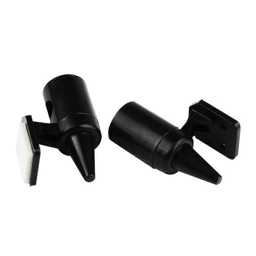 2 Pack Deer Warning Devices Ultrasonic Wind Whistle Sonic Alert Warning Universal Black Silver Whistles System