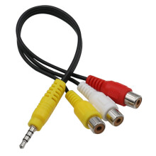 Replacement Compatible with Sony TV Video AV Component Adapter Cable, 3.5mm To 3 RCA AV Input Adapter CBF Signal Cable Compatible withSony T