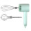 Batteur électrique à main sans fil, portable, rechargeable par USB, 3 vitesses - vert 1