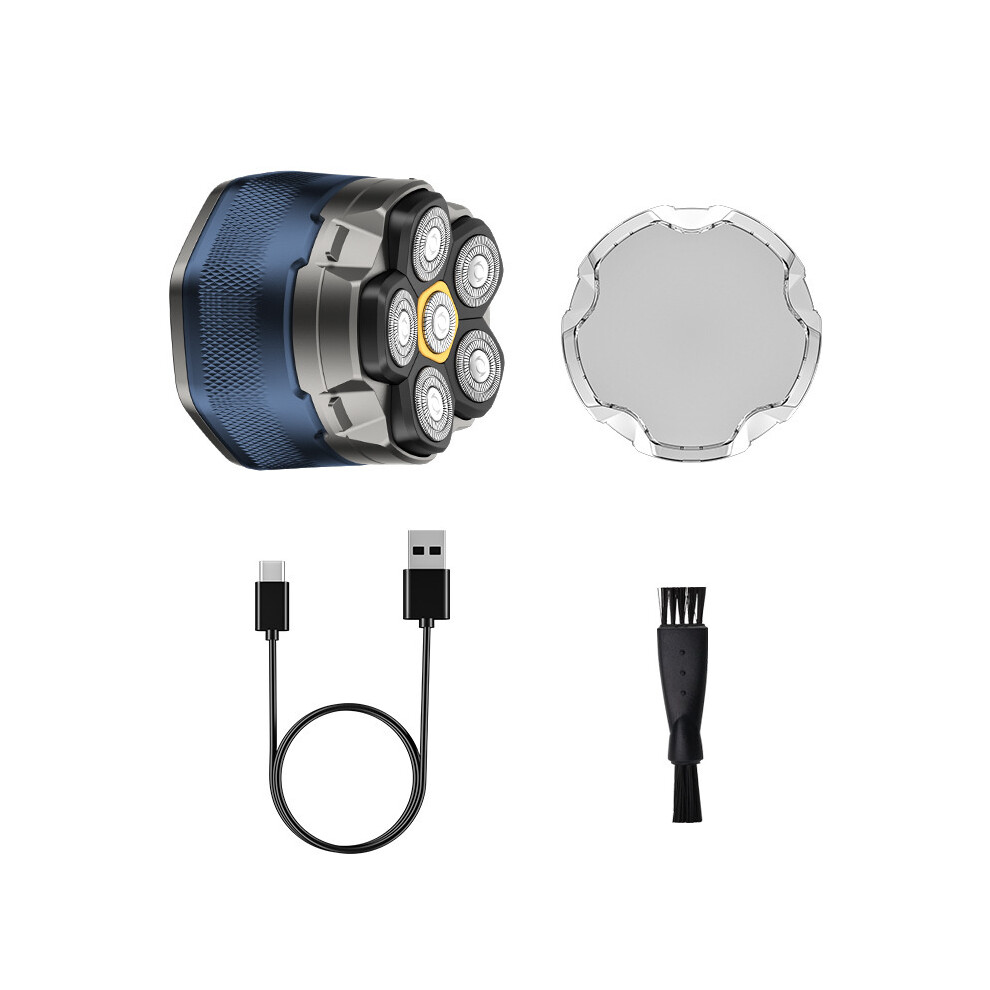 Titanium Electric Shaver - Men'S Rechargeable Head and Face Shaver, Cordless Shaver