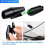 2 Pack Deer Warning Devices Ultrasonic Wind Whistle Sonic Alert Warning Universal Black Silver Whistles System 4