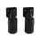 2 Pack Deer Warning Devices Ultrasonic Wind Whistle Sonic Alert Warning Universal Black Silver Whistles System 5